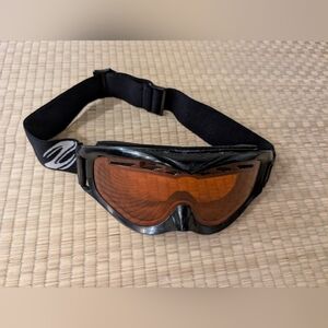 Zeal Optics Ski Snowboard Goggles Black w/ Orange Lens